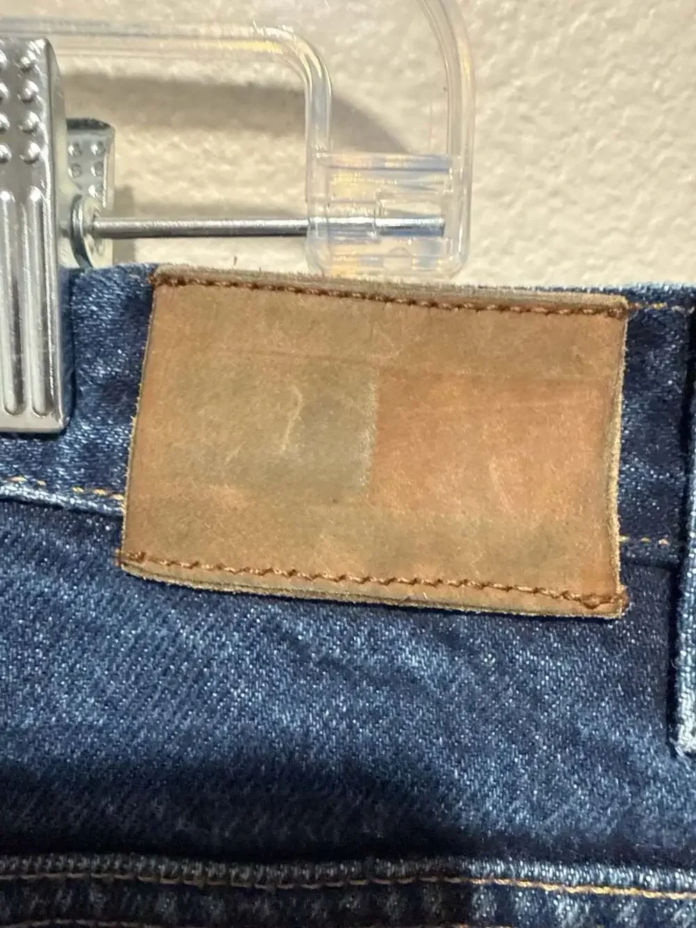 Vintage Tommy Hilfiger 100% Cotton Straight Leg Jeans Size 16 x 33 - Picture 5 of 8